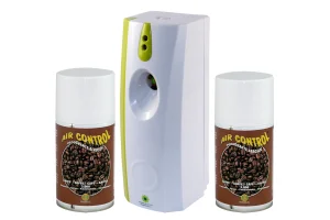 Kaffee Duftspray Set: Air Free Spender + 2 Duftspray Kaffee Dosen