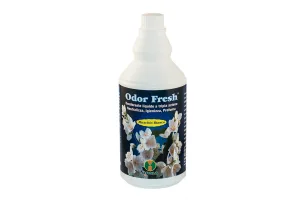 Flüssige Deodorant Odor Fresh auf Wasserbasis mit Dreifachwirkung: Es neutralisiert, desinfiziert und beduftet den Raum.