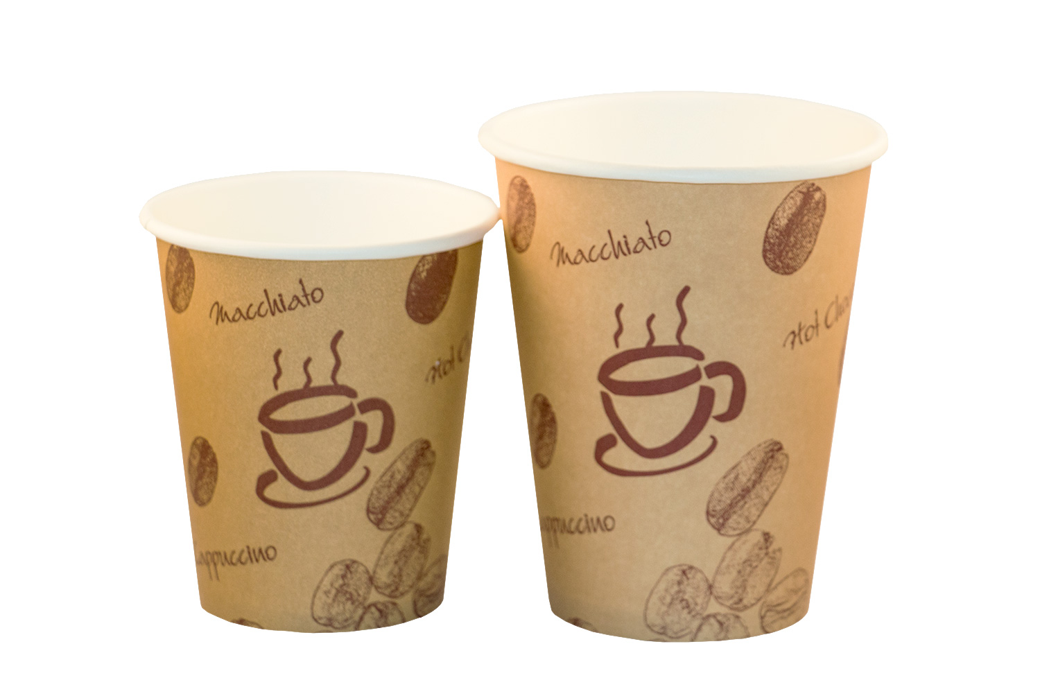 Kaffeebecher Coffee To Go ENJOY YOUR COFFEE mit Deckel weiß 200 ml 