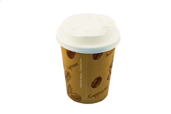 Kaffeebecher "Coffee to Go" braun/beige, 200- 300 ccm 50er Pack, 1000 Stk. / Ktn.