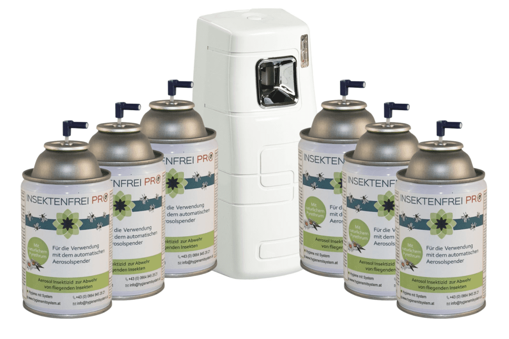 Fliegenspray Insektenfrei Pro Dosen und Spender