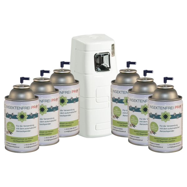 Fliegenspray Insektenfrei Pro Dosen und Spender