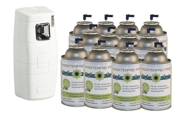 Insect-Free PRO 12x Insecticide Refill Cans (incl. free aerosol dispenser)