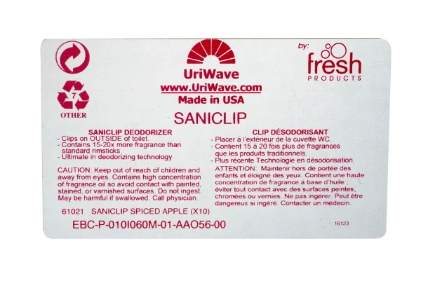 Saniclip Uriwave WC- Dufteinhänger Apfel Zimt