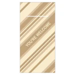 Mank Pocket-Napkins "YOU´RE WELCOME", braun