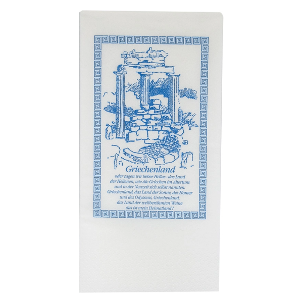 Motivservietten Delfi "Ich lerne Bayrisch" 40 x 40 cm 2-lagig 1/8 Falz 250 Stück/Packung