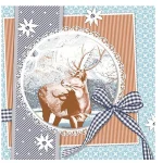 Airlaid Servietten FINN blau, 40 x 40cm, 50 Stk.Pck.