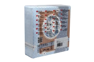 Airlaid Napkins FINN blue, 40 x 40cm, 50 pcs./pack - Image 3