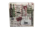 Deluxe Servietten Weinmotiv BON VIN