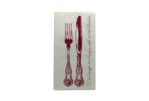Pocket Napkins HEIDELBERG bordeaux 100 Stk.