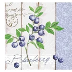 Tissue Servietten Deluxe BLUEBERRY 40 x 40 cm 50 Stk. Pck.