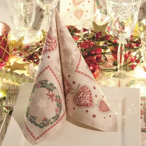 Weihnachtsservietten Airlaid Motiv Benita 50 Stk.Pck. deko