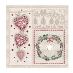 Weihnachtsservietten Airlaid Motiv Benita 50 Stk.Pck.