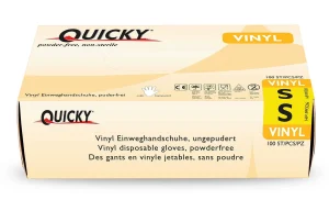 Einweghandschuhe Vinyl Quicky, Größe S, 100 Stück