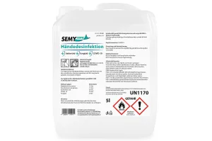 Händedesinfektion SemyCare 80 Vol% Ethanol, 5 Liter