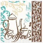 Tissue-Serviette 33x33 cm COFFEE TEA