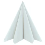Airlaid Servietten Mank Basic perlgrau 40x40cm 1/4 Falz 50 Stk.