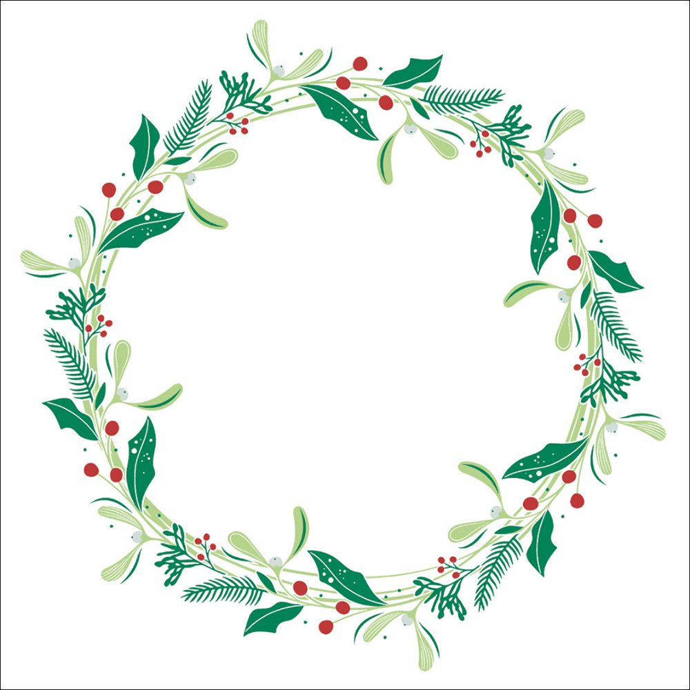Servietten Snowflakes Türkis-Blau – 12 Stück, 40x40 Cm, Airlaid-Material, Für Weihnachten & Festliche Tische