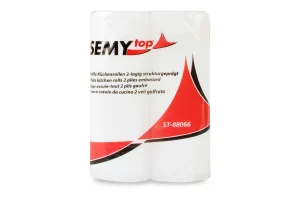 SEMY top Küchenrolle 2-lagig hochweiß, 2er-Pack