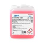 Funny Sanitärreiniger kalklösend, 5-Liter-Kanister, mikroplastikfrei, Art. AG-458-5