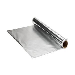 Aluminiumfolie 30 cm, abgerollte Gastrofolie mit Rolle, 1.500 g je Rolle
