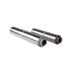 Aluminiumfolie, zwei silberne Folienrollen 30 cm, Gastro-Qualität