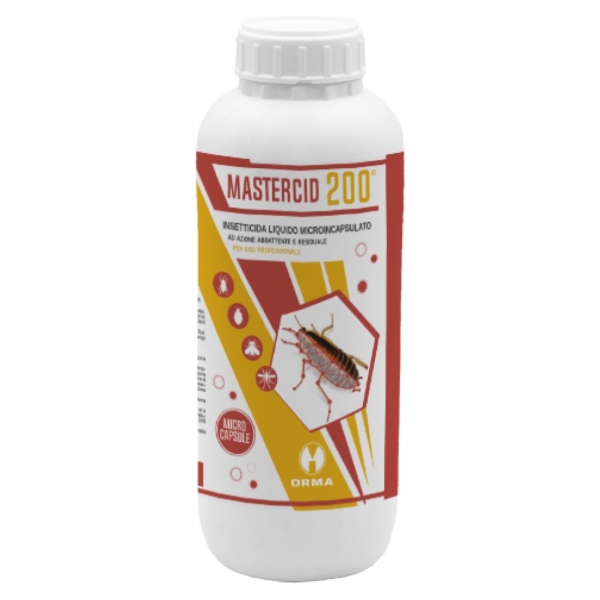 Mastercid 200 mikroverkapseltes Insektizidkonzentrat von OR.MA, 1 Liter Flasche