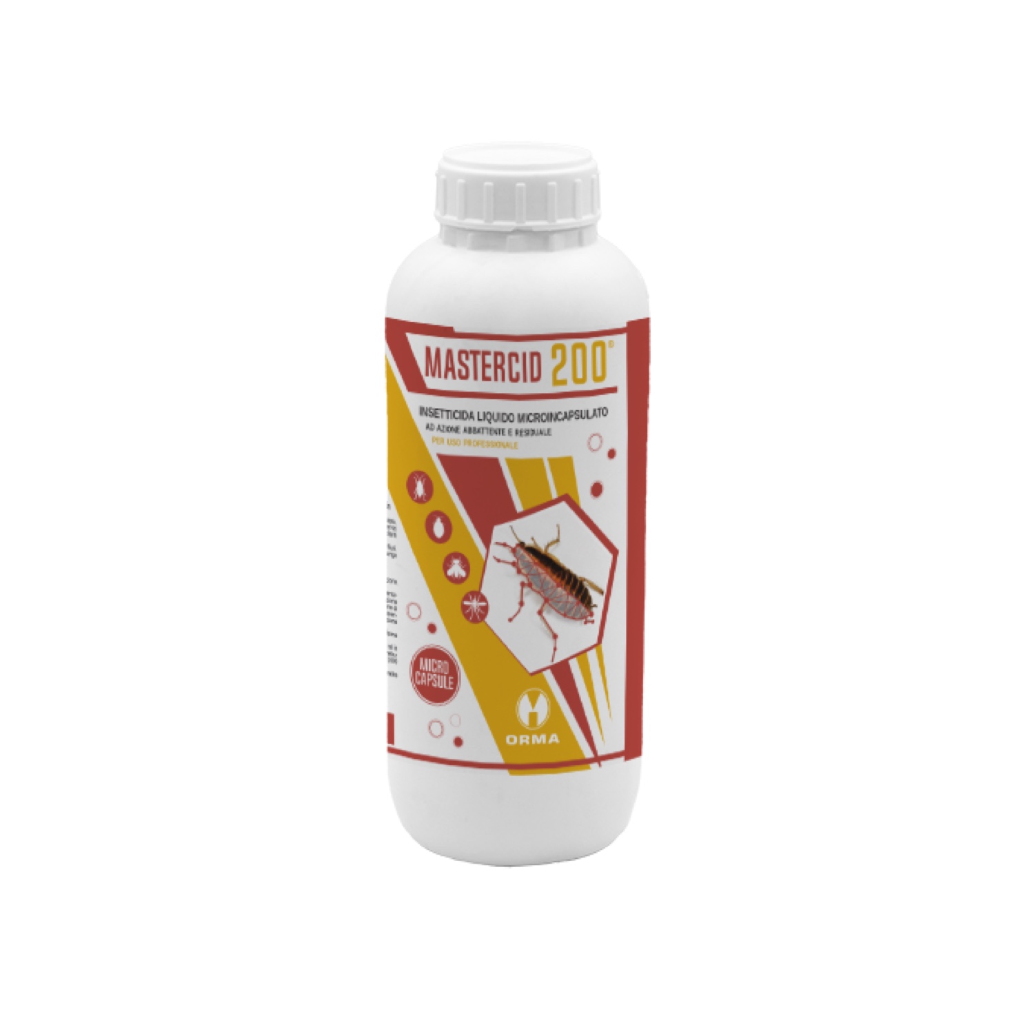 Mastercid 200 mikroverkapseltes Insektizidkonzentrat von OR.MA, 1 Liter Flasche