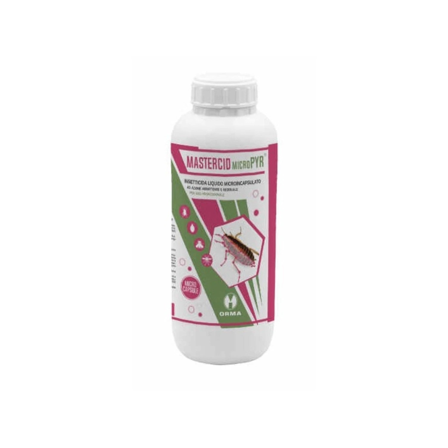 Mastercid MicroPYR mikroverkapseltes Insektizid-Akarizidkonzentrat von OR.MA, 1 Liter Flasche