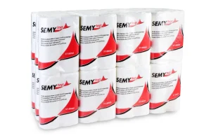 SEMY top Küchenrolle 2-lagig hochweiß, Verpackungseinheit 24 x 2 Rollen, ST-88066
