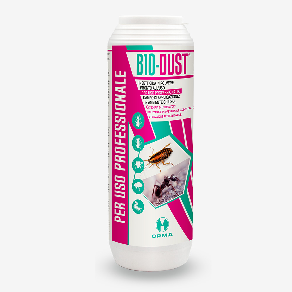 OR.MA B10 Dust Insektizid-Pulver in Streudose, gegen Ameisen und Schaben