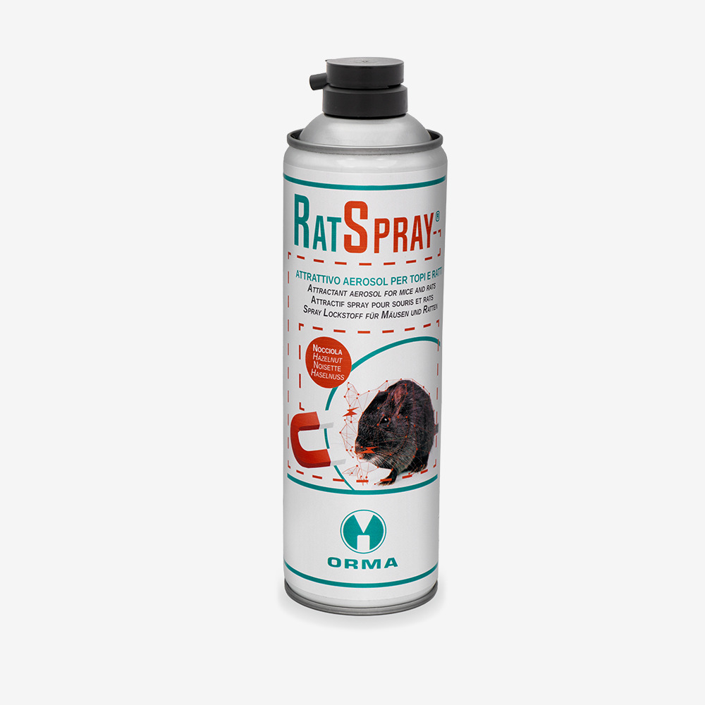 OR.MA Rat Spray ungiftiges Lockmittel-Spray, 500 ml Aerosoldose