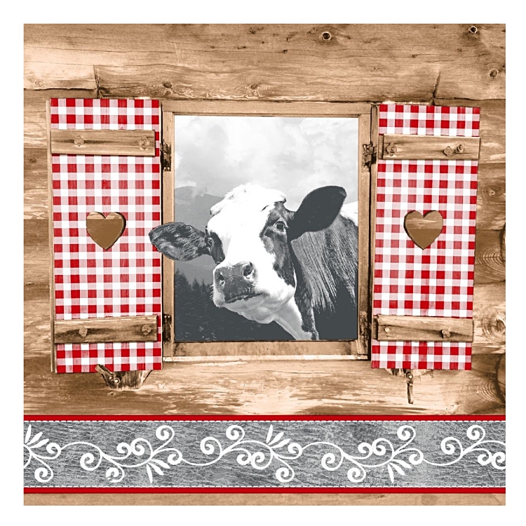 Mank Tissue Serviette Almblick 33x33 cm