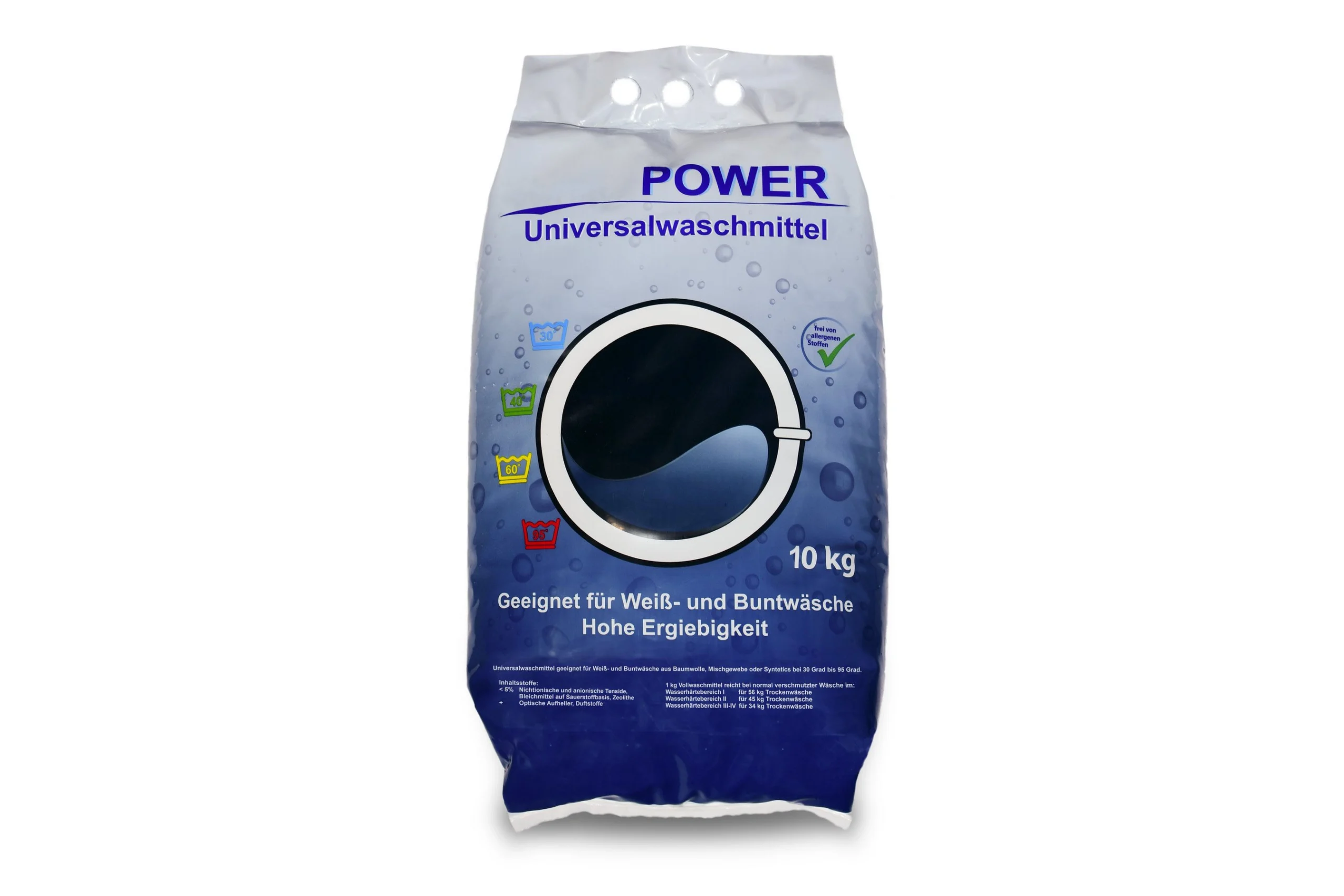 POWER Universalwaschmittel 10 kg, 30/60/95 °C