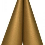 Mank Airlaid Serviette Basic Gold 40x40 cm