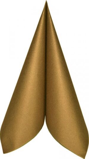 Mank Airlaid Serviette Basic Gold 40x40 cm