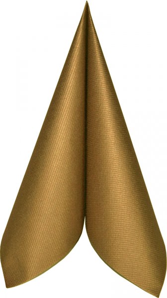 Mank Airlaid Serviette Basic Gold 40x40 cm