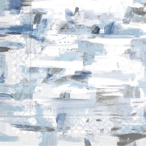 Mank Tissue Serviette Pablo Blau 40x40 cm