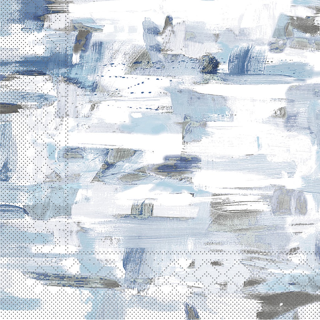 Mank Tissue Serviette Pablo Blau 40x40 cm