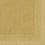 Mank Tissue Serviette Basic Gold 40x40 cm
